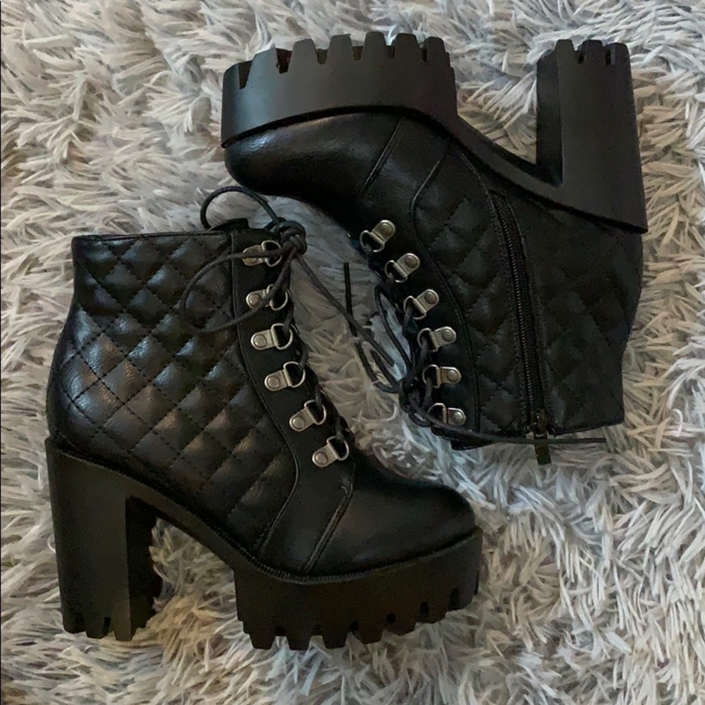 Chunky ankle boots